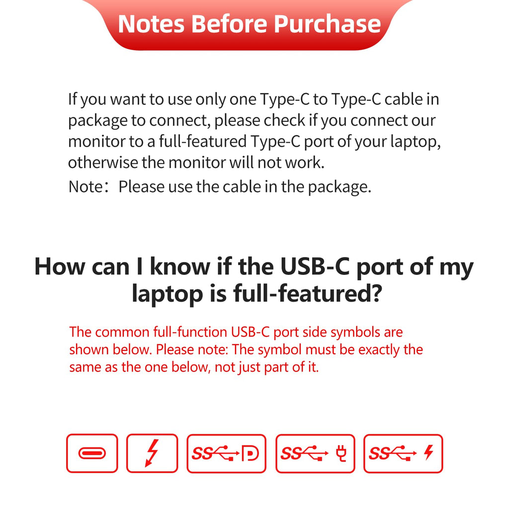 Dual Laptop Screen Extender, 14" 1080P IPS Portable Triple Monitor for 14-16.5" Laptops with USB-C Port, Plug and Play, Attachment Screen for Windows/Mac/Android/Switch/PS5/Xbox