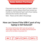 Dual Laptop Screen Extender, 14" 1080P IPS Portable Triple Monitor for 14-16.5" Laptops with USB-C Port, Plug and Play, Attachment Screen for Windows/Mac/Android/Switch/PS5/Xbox